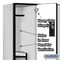 Salsbury Industries 2 Tier 'S' Designer Locker, 54"Wx76"Hx18"D, 6 Door, Gray 18-27368GRY - alternate 4